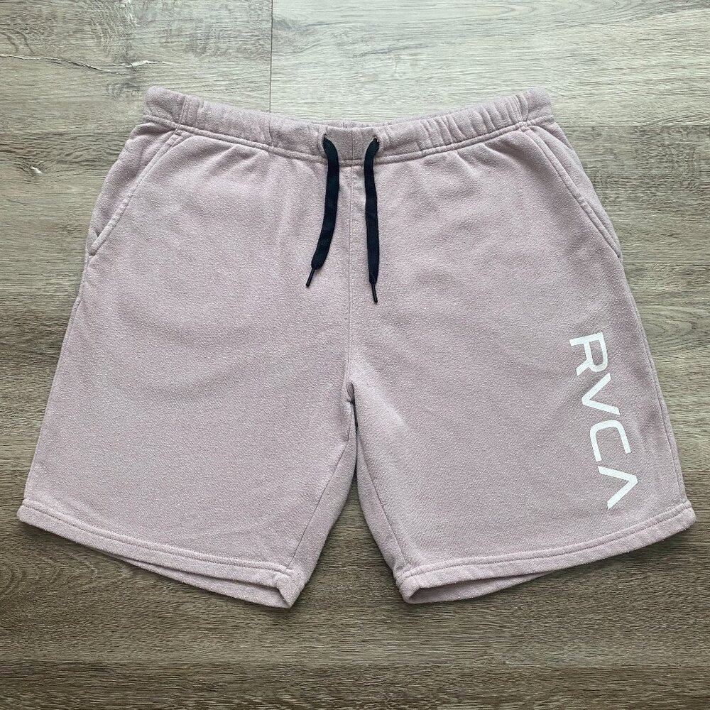 RVCA Light Sand Purple Sweatshorts